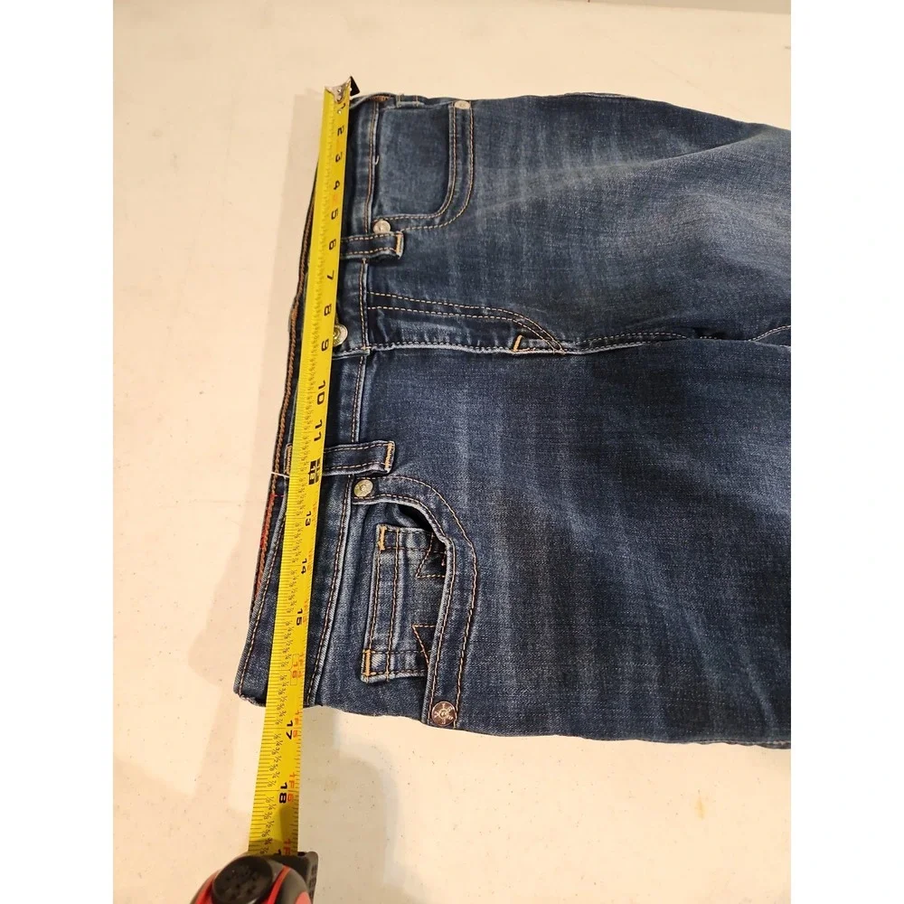 True Religion Jean Becca Mid Rise Bootcut Jeans Womens Size 32Wx30 Inseam (1865